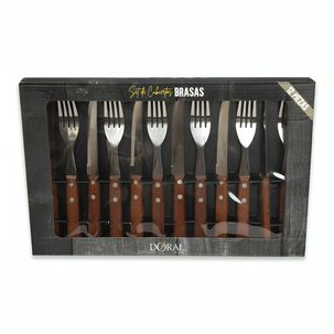 Set Parrillero Brasas 12 Piezas Doral