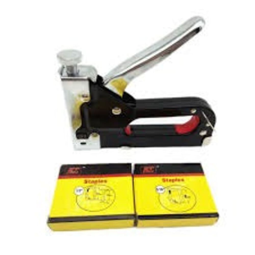 Grapadora Mec&aacute;nica De Acero 3 En 1 Para Grapadora De Madera image number 2.0