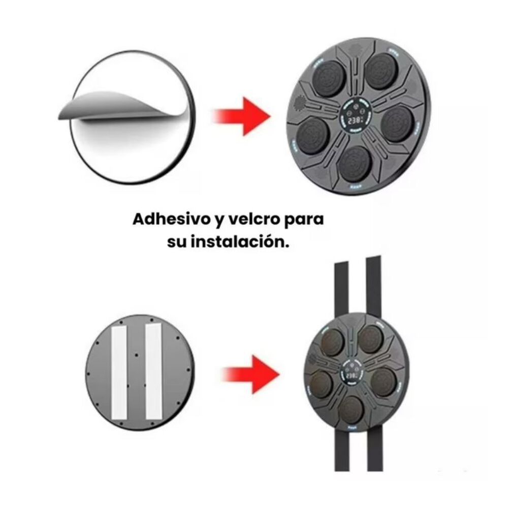 M&aacute;quina De Boxeo Musical Entrenamiento De Pared Bluetooth image number 3.0