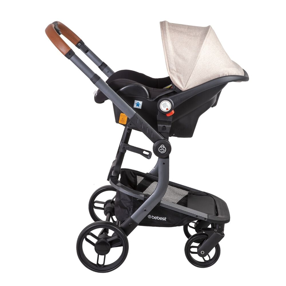 Coche Cuna Travel System Taurus Beige image number 3.0