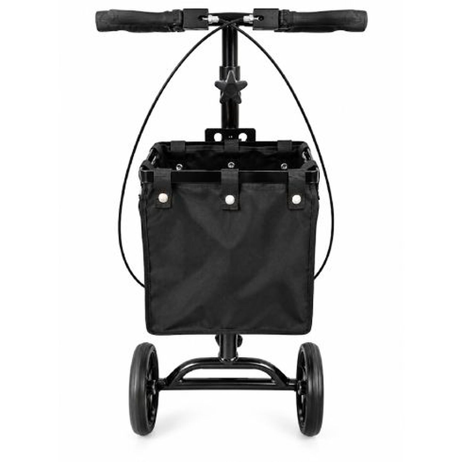 Andador De Rodilla Scooter Ortop&eacute;dico Oneder 9007ab Plegable Con Freno De Mano Y Bolso Negro image number 5.0