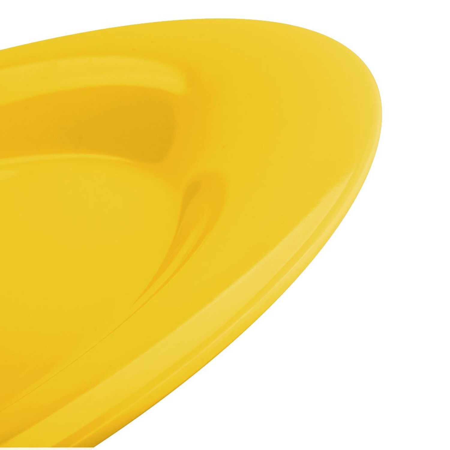 Set De 6 Plato De Policarbonato Amarillo 23 Cm image number 4.0