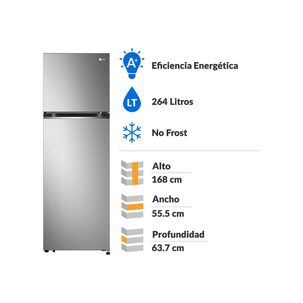 Refrigerador Top Freezer Lg VT27BPP / No Frost / 264 Litros / A+
