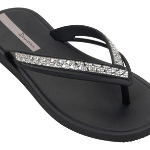 Sandalia Mujer Negro Cristal Ipanema