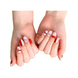 U&ntilde;as Sticker Efecto Gel Tiolla With Love