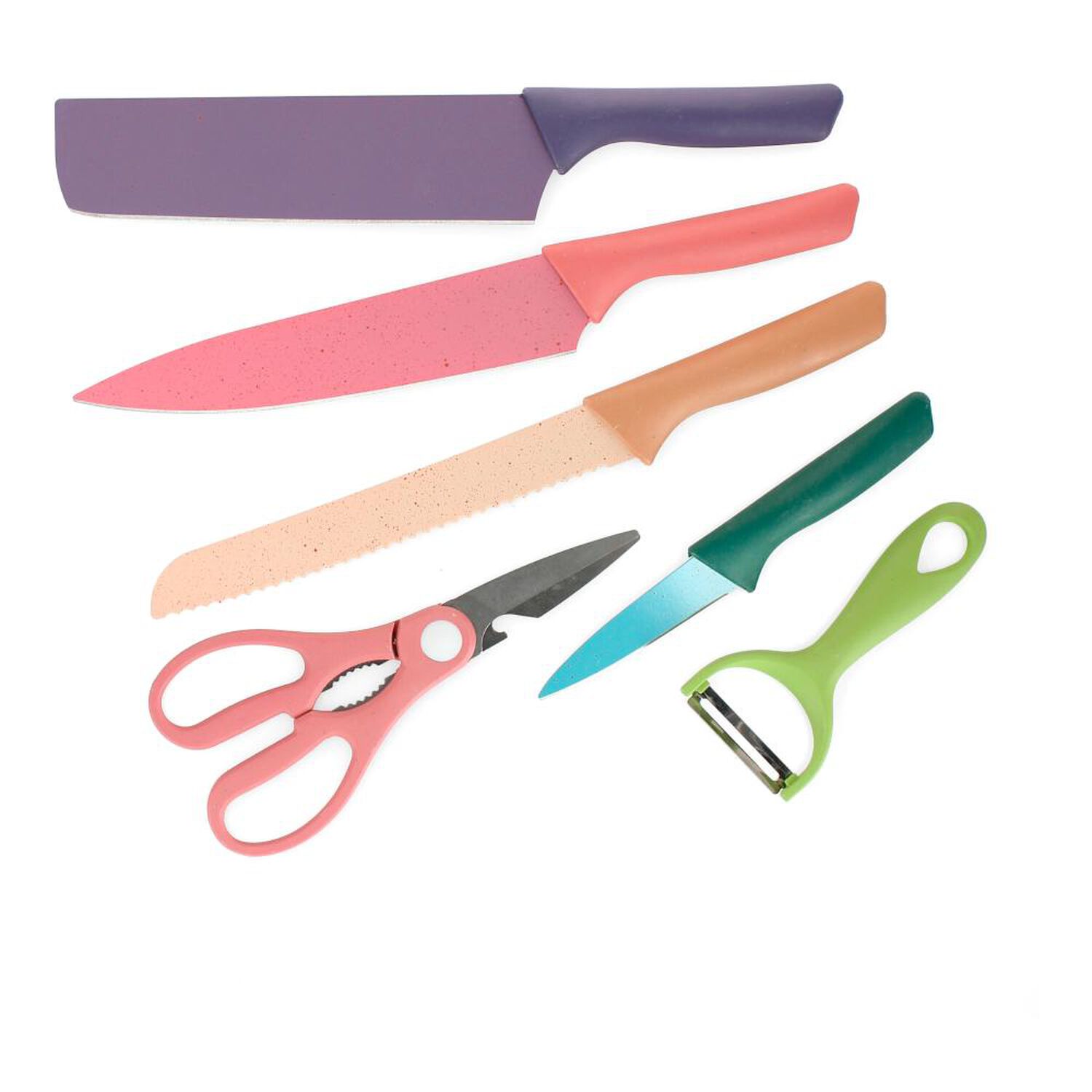Set De Cuchillos Casaideal Pastel / 6 Piezas image number 0.0