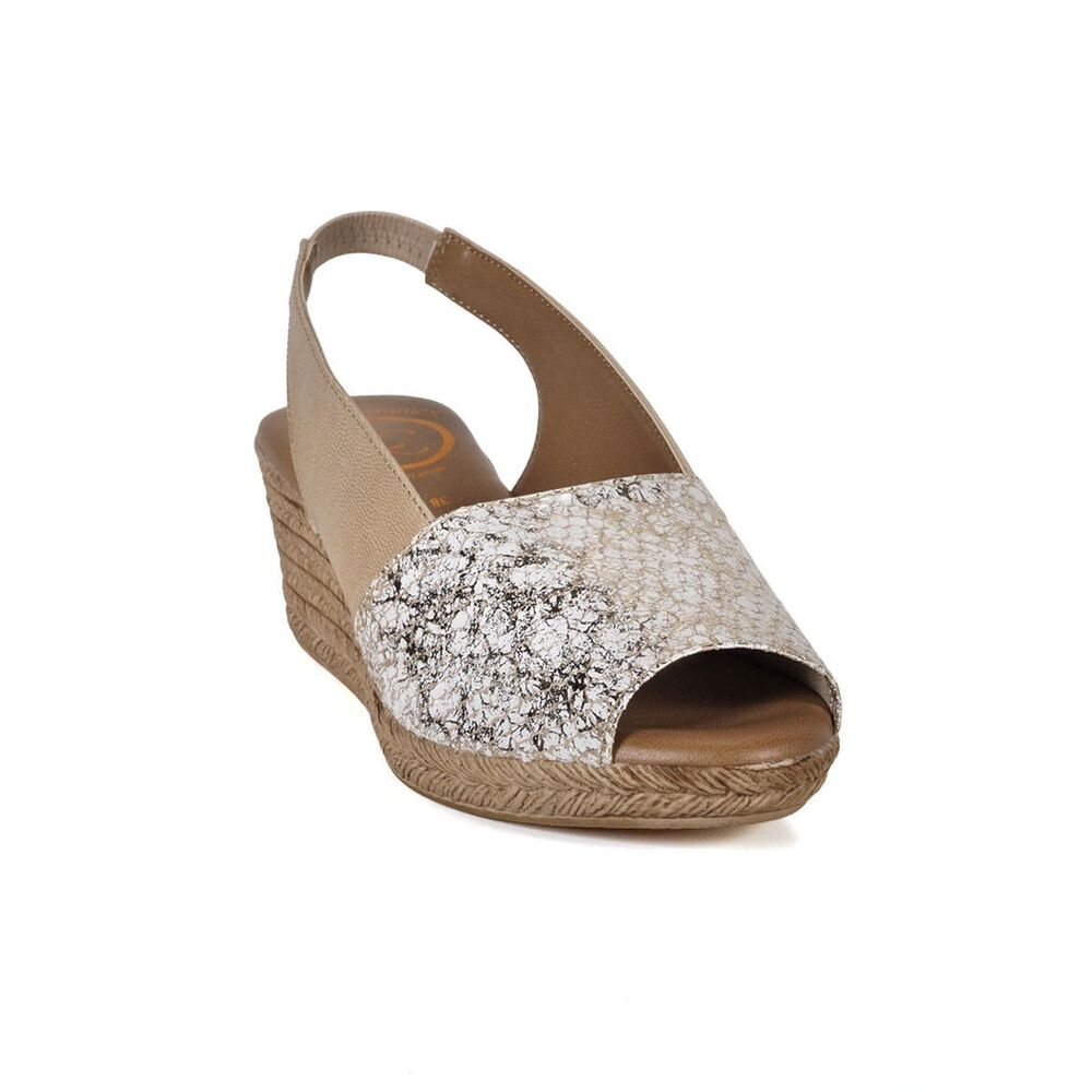 Sandalia Cuero Susanne Beige Croco image number 3.0