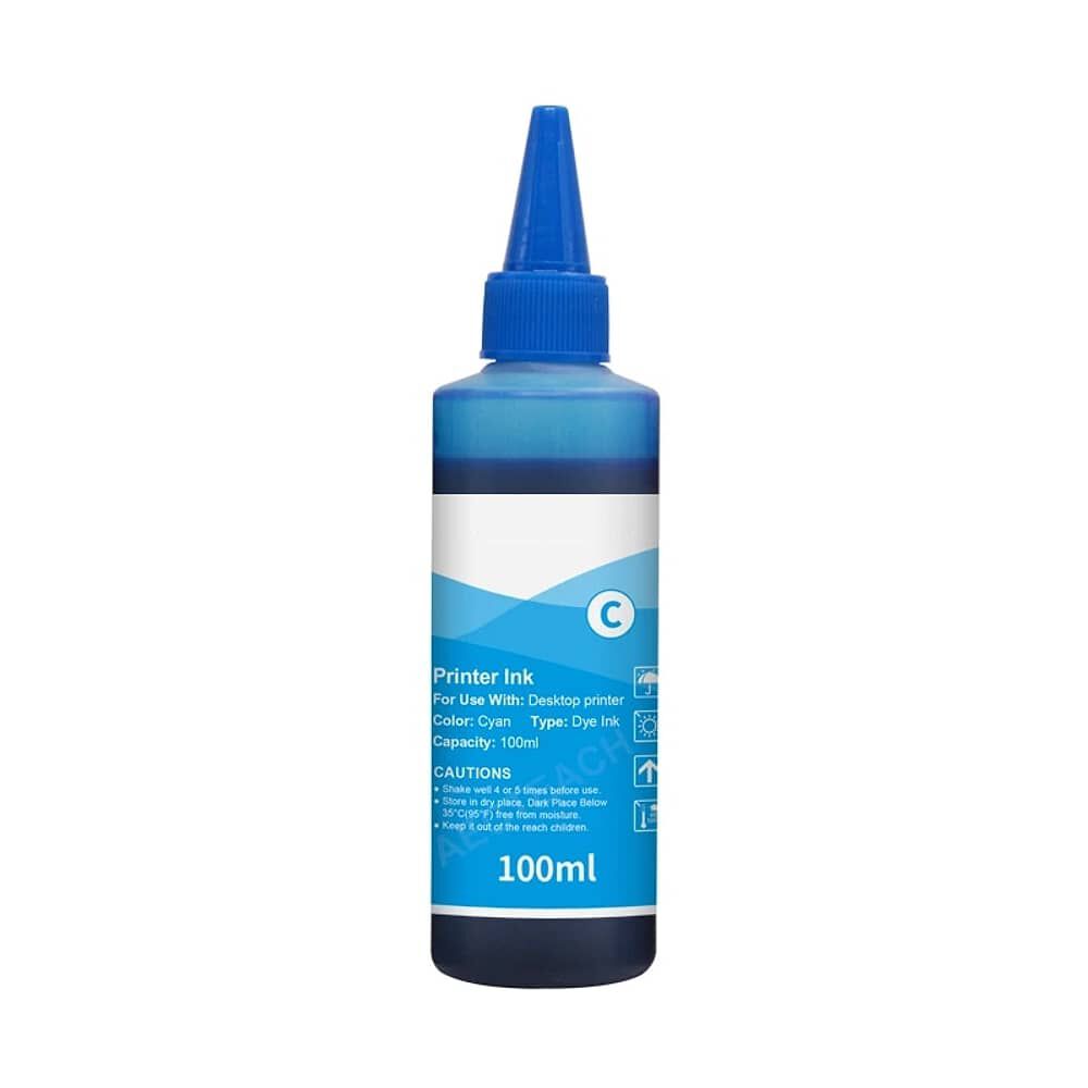 Tinta Para Recargar Impresoras 100ml Cyan Premium Quality image number 0.0