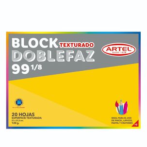 Block Medium Doble Faz 99 1/8 20 Hojas Artel