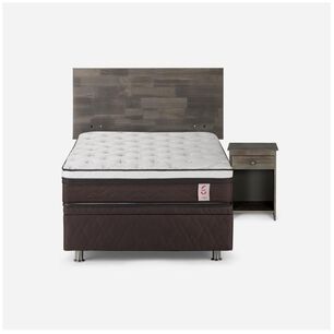 Cama Baúl Rosen New Style 6 / 1.5 Plazas / Base Normal + Set De Maderas