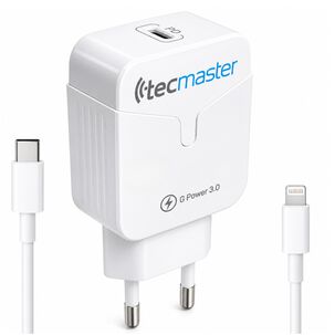 Cargador Para Iphone De Carga R&aacute;pida Con Cable Lightning Sec
