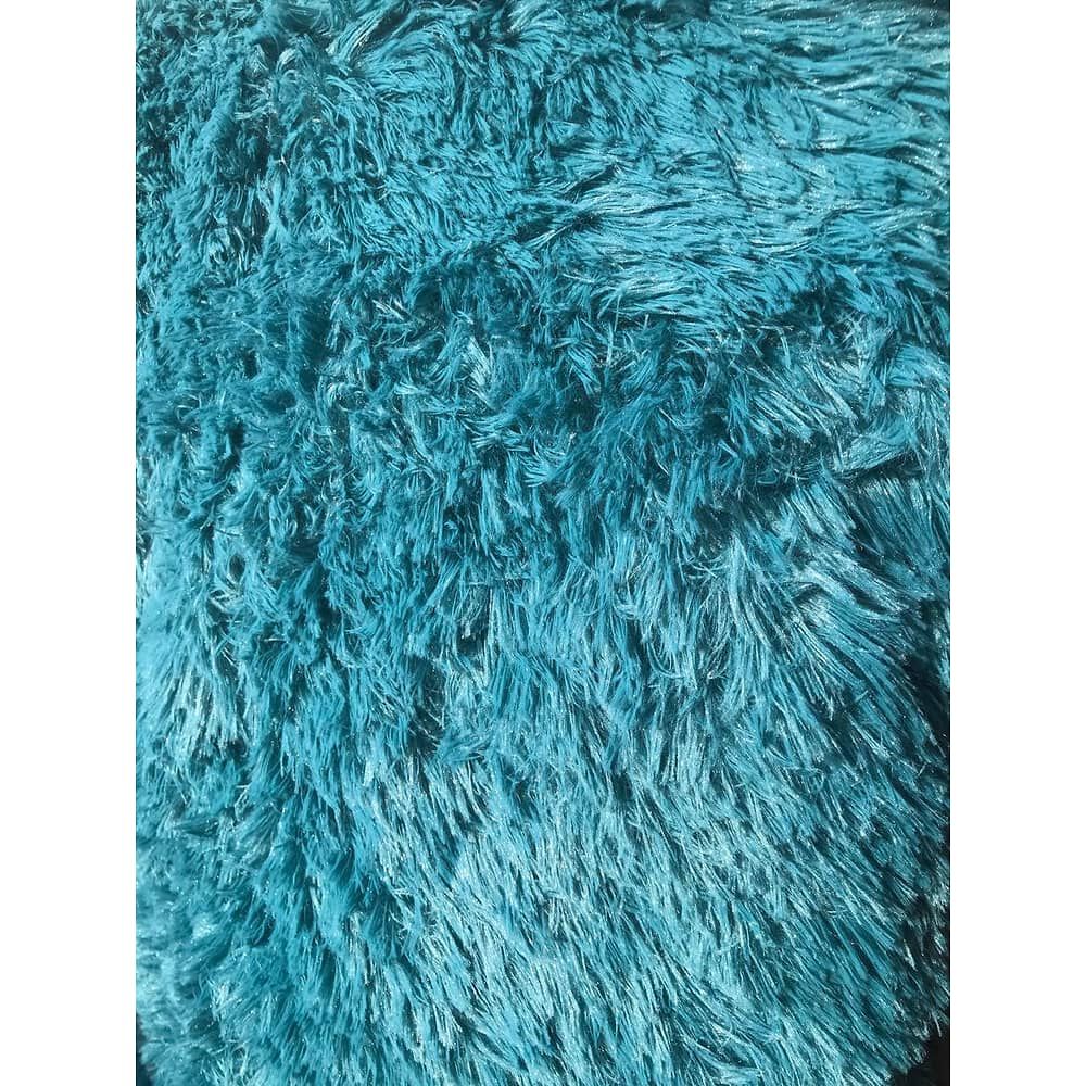 Cubrecama Peludo 2 Plazas - Turquesa image number 2.0