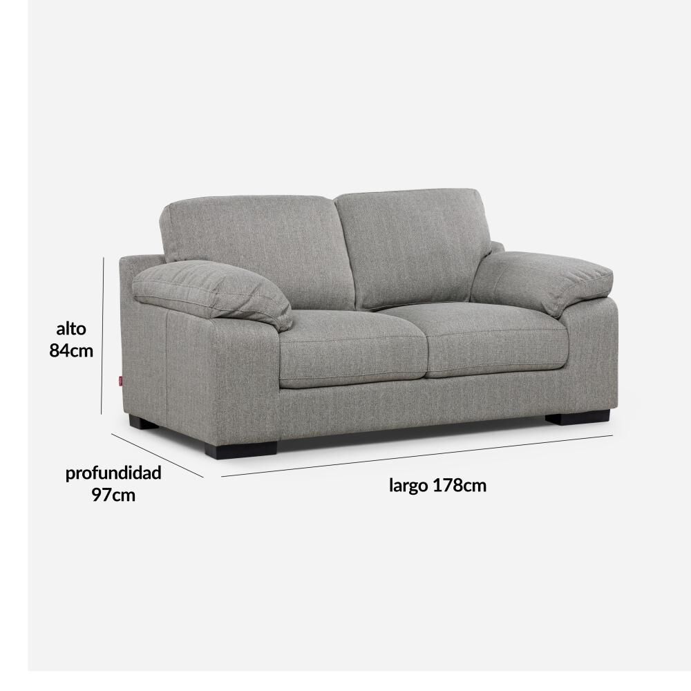 Sofá Rosen Sofa 2,5 Cpos Bolonia Gris / 2,5 Cuerpos image number 1.0