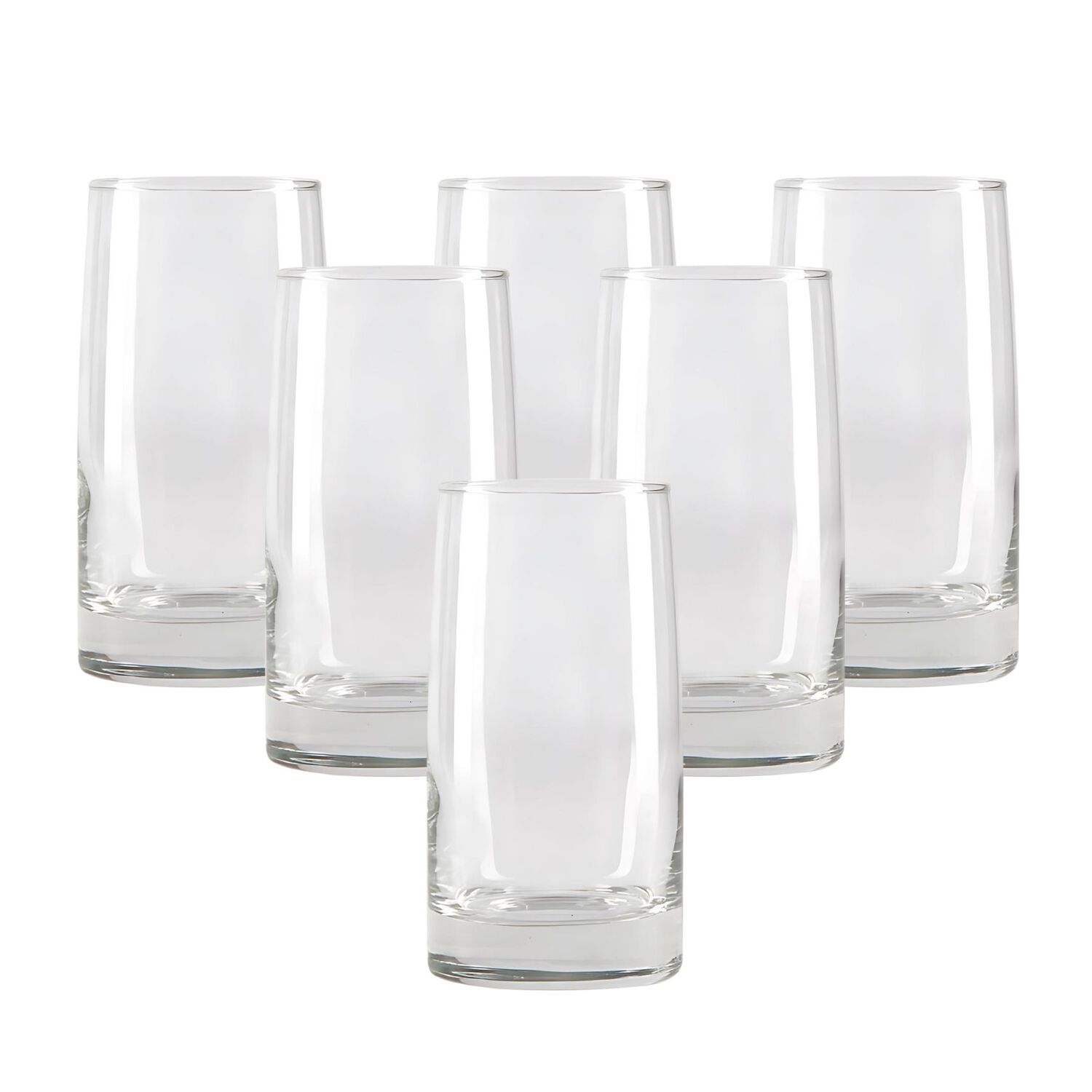 Display 6 Vasos Altos 388cc Toledo Vidrio Cristar Mojitos Bebida image number 3.0