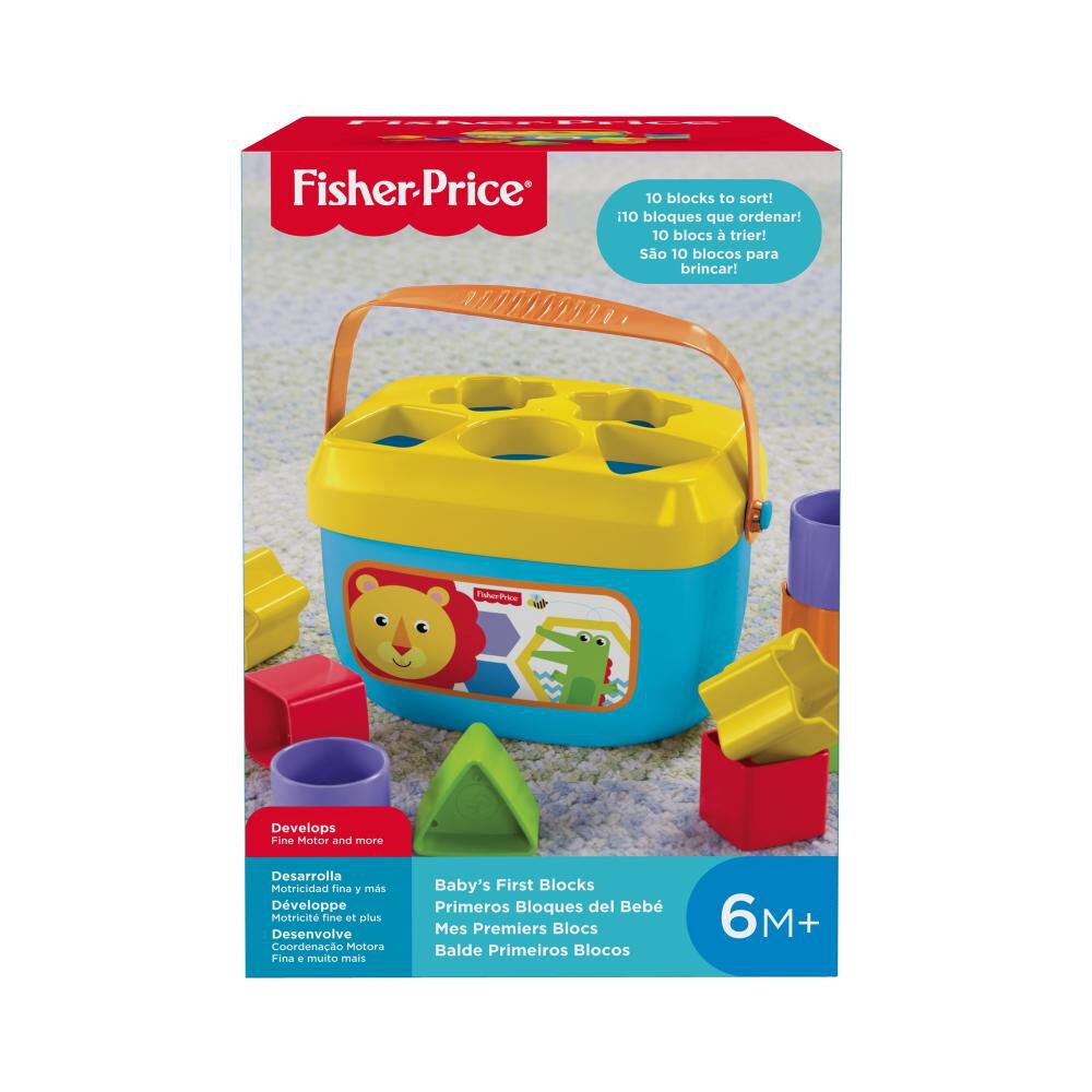 Bloques De Encaje Fisher Price Primeros Bloques Del Bebé image number 3.0