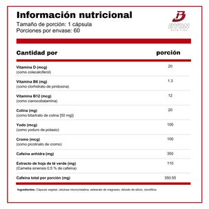 Lipo 6 Black Intense 60 C&aacute;psulas