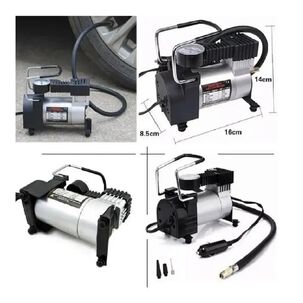 Compresor Autom&oacute;vil Moto 12v 120 Psi 35 L/ Min. C128 Negro