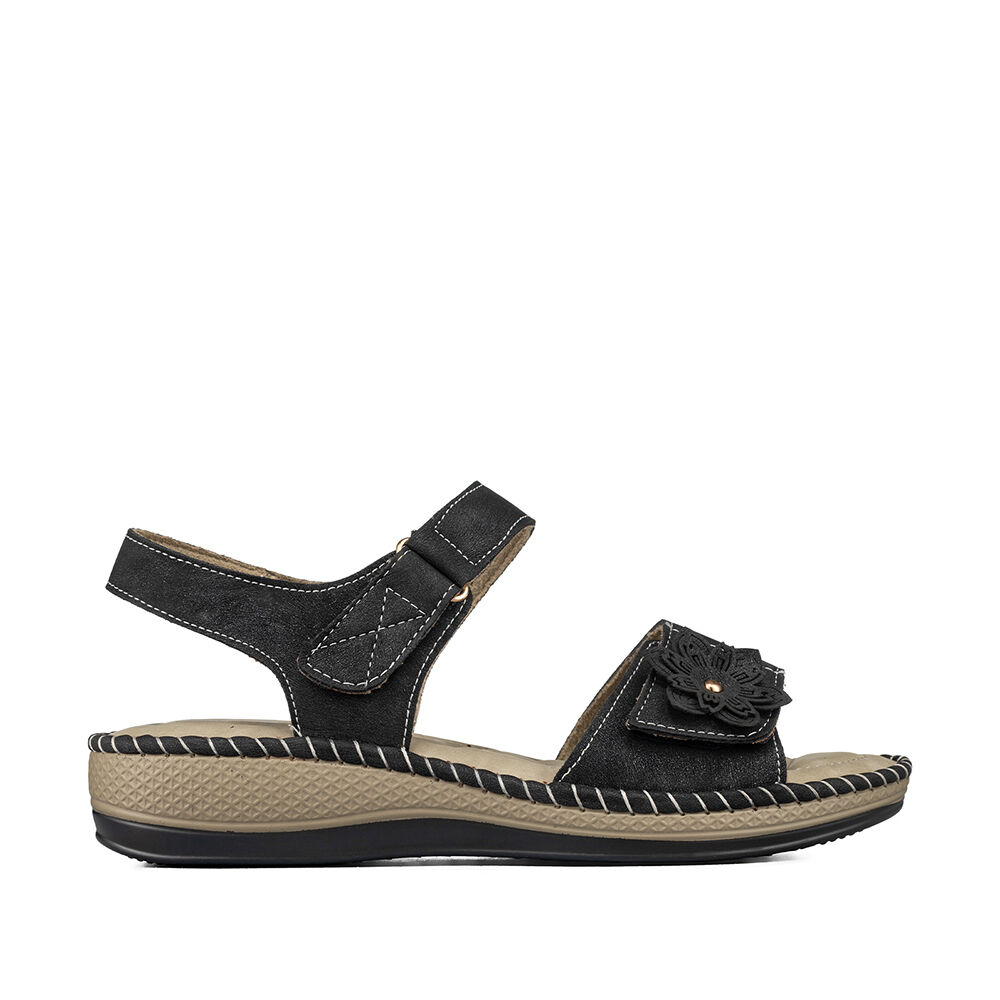 Sandalia Tacon Cuña Casual Soft Mujer Weide Js78 image number 0.0