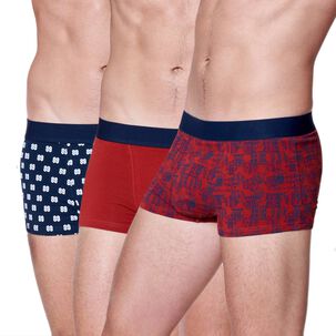 Pack3 Boxer Algod&oacute;n Lycra Hombre 5428