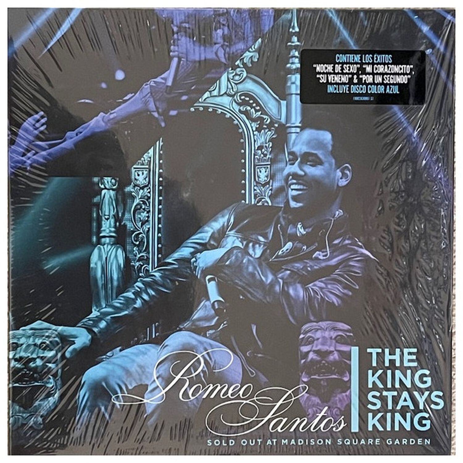 Romeo Santos - King Stays King: Sold Out At Madison Square Garden (2lp) (sea Blue Vinyl) | Vinilo image number 5.0