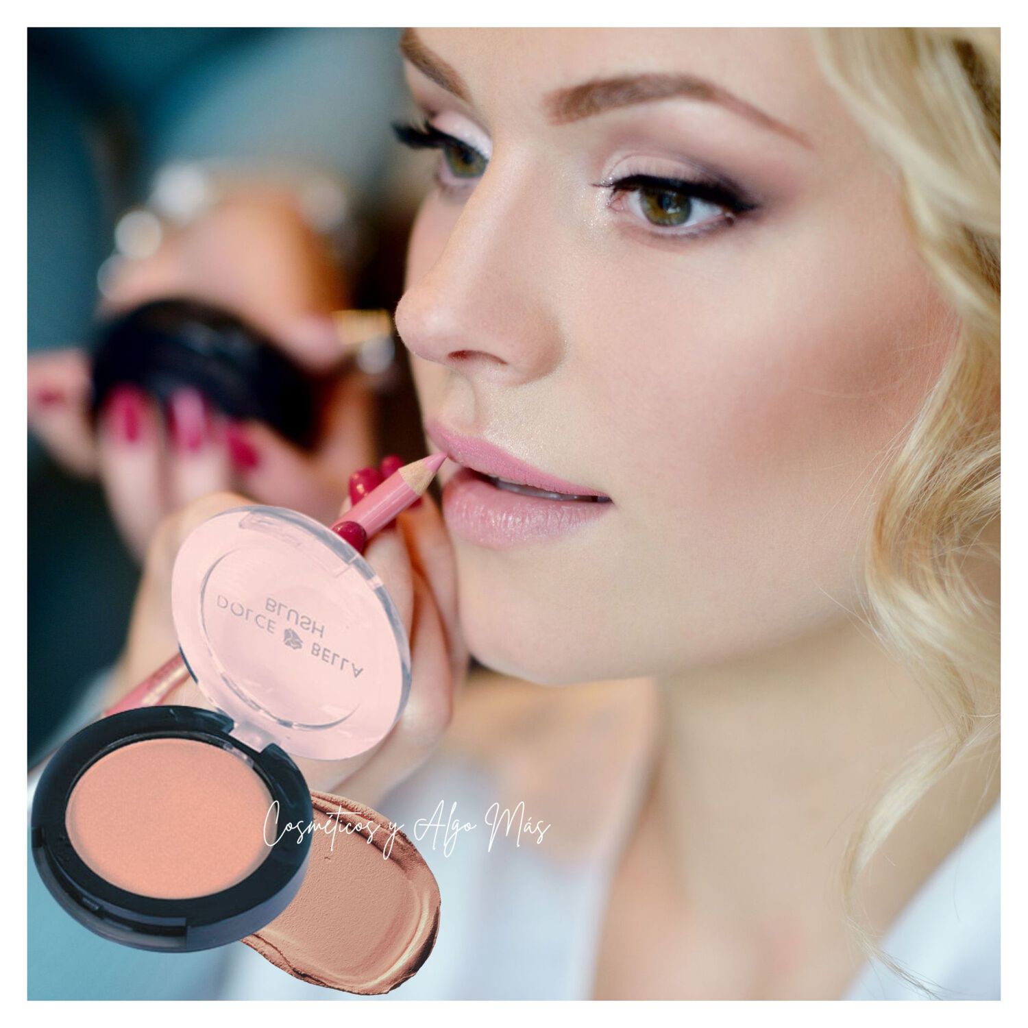 Set Rubor Individual Tono 10 Dolce Bella Y Brocha Pfiffery image number 0.0