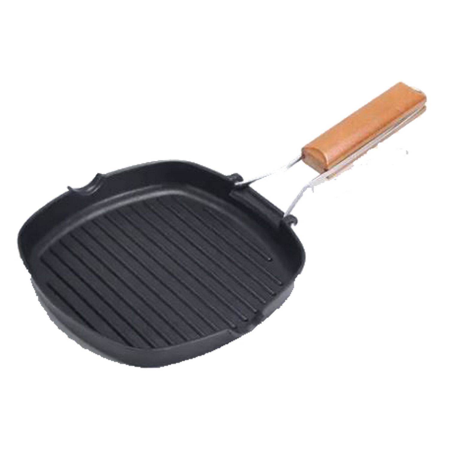 Sart&eacute;n Parrilla Cocina Grill Cuadrado Antiadherente 24 Cm image number 0.0