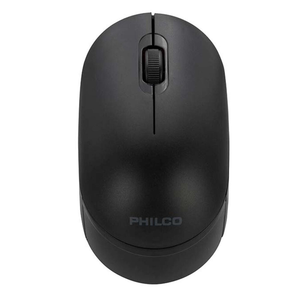 Mouse Inalambrico Usb Ergonomico 3 Botones Negro image number 0.0