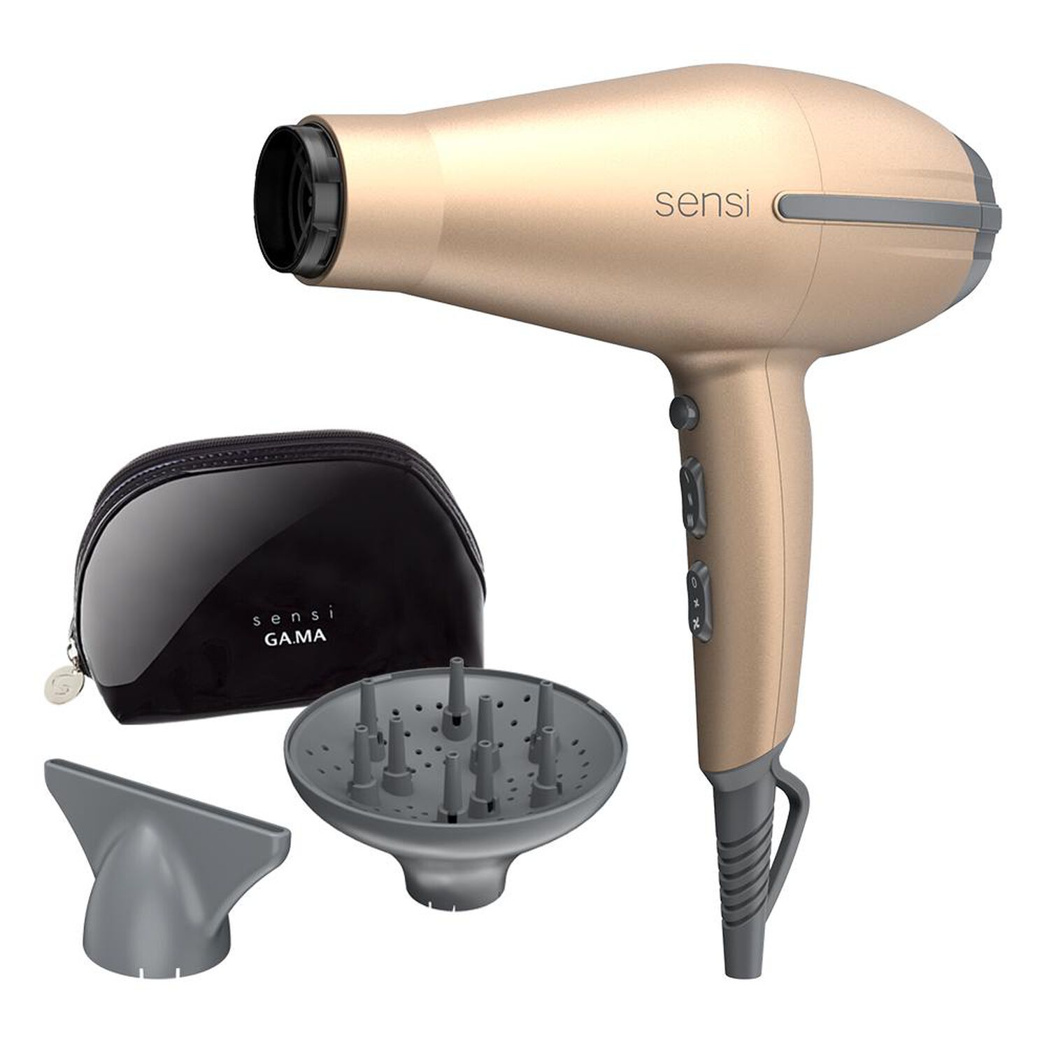 Secador De Pelo Gama Tempo 5D Sensi Gold image number 0.0