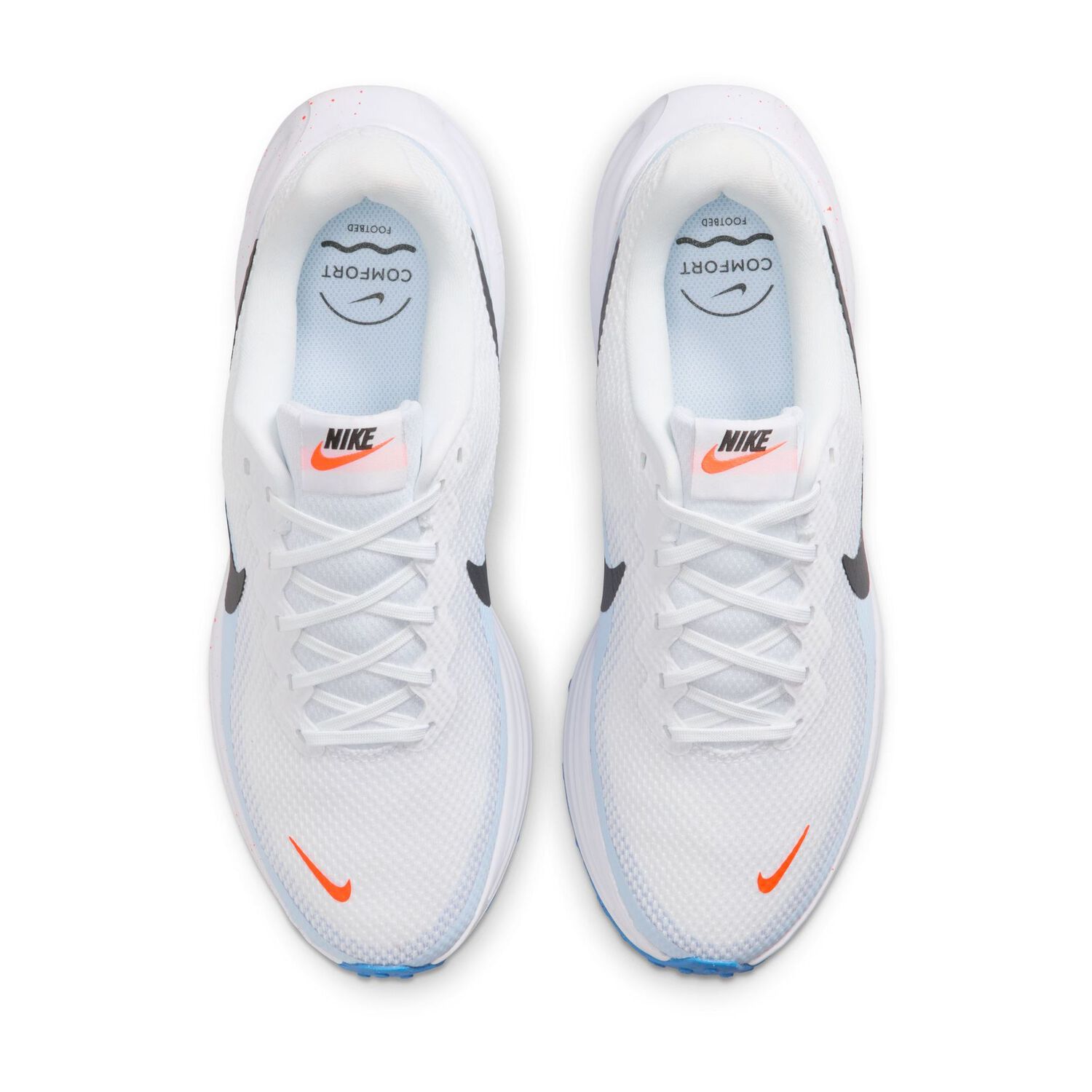 Zapatilla Nike Revolution 8 Hombre Blanco image number 3.0