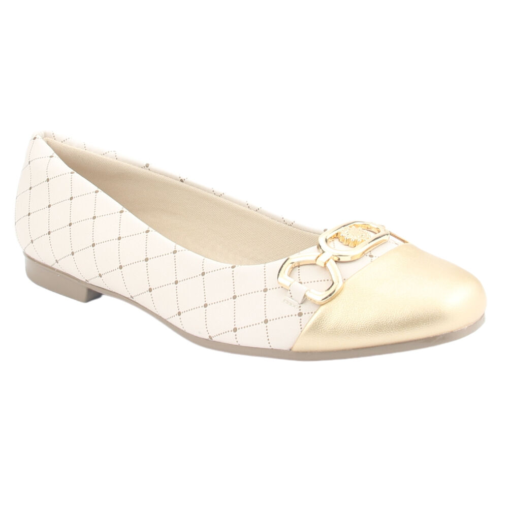 Zapato Chalada Mujer Nazzer-2 Dorado Casual image number 2.0