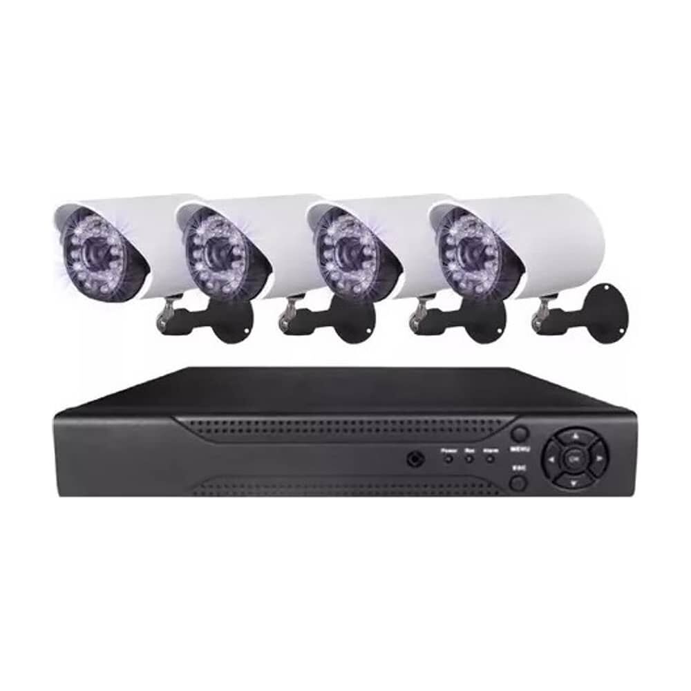 Kit De 4 C&aacute;maras Ahd Con Dvr 1080p Full Hd image number 0.0