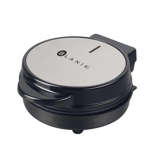 Maquina Mini Waffle Individual 600w Negro Bmw079 Blanik