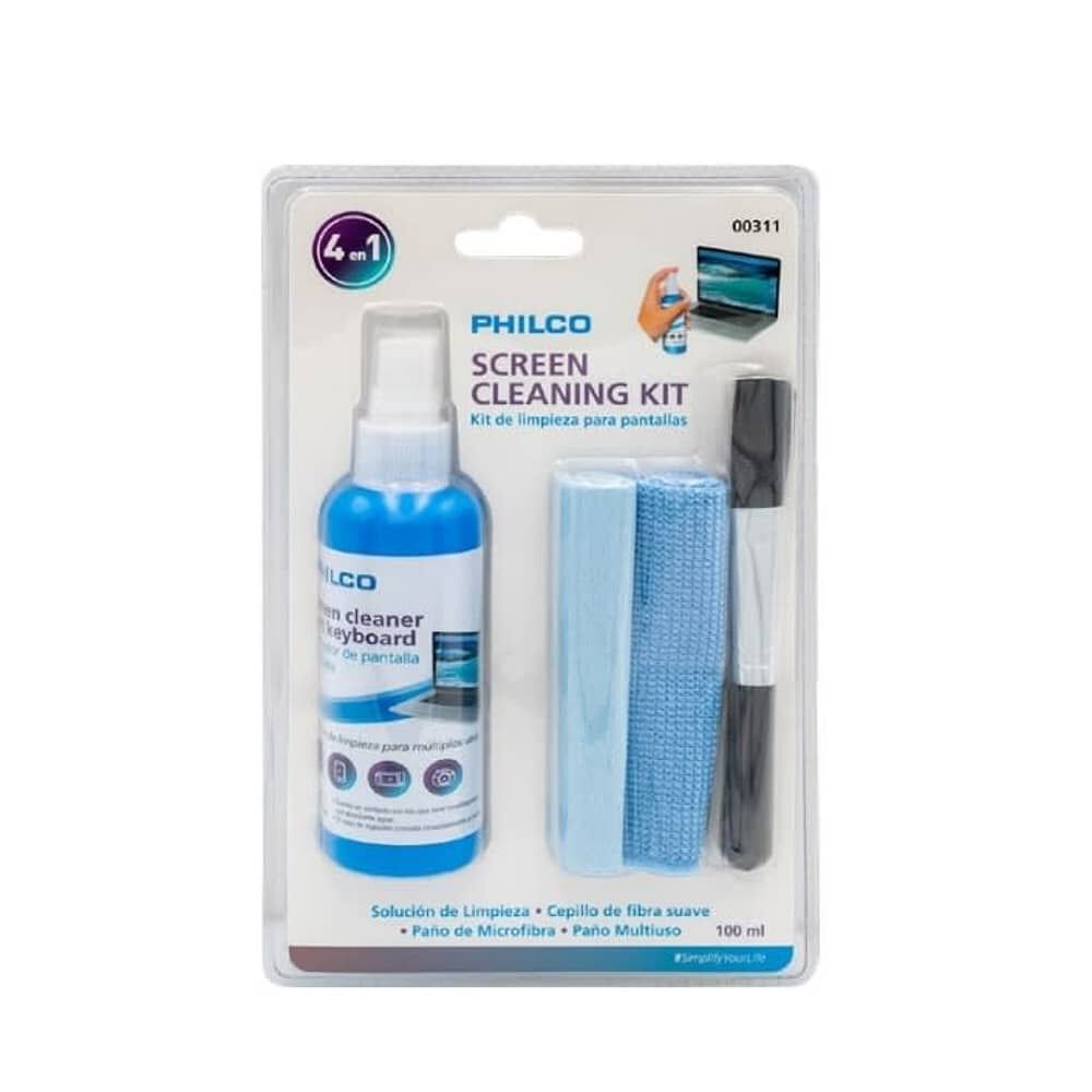 Kit De Limpieza Premium Para Pantallas, Pc Y Notebooks, 4 En 1 00311 image number 1.0