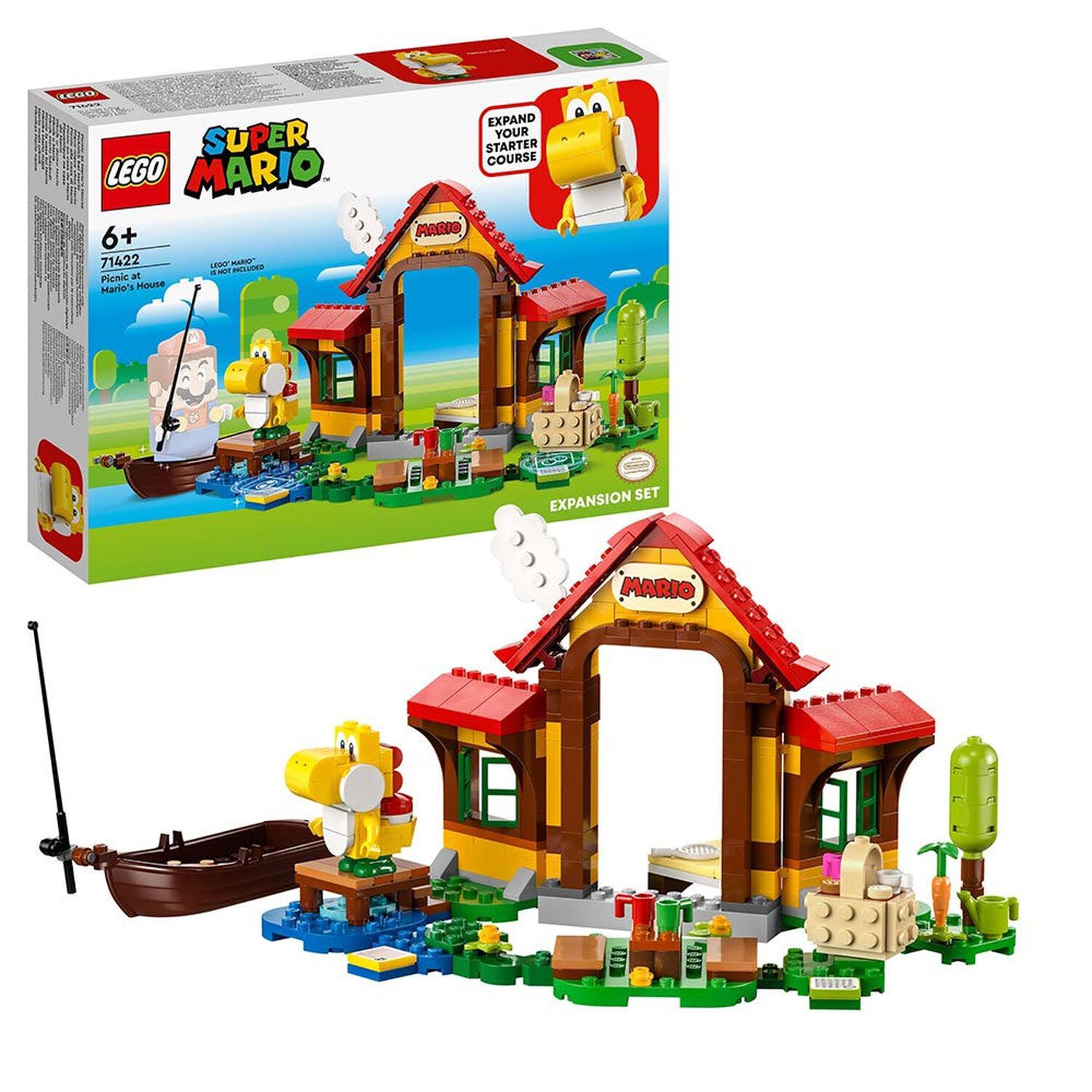 Lego Super Mario - Set De Expansi&oacute;n: D&iacute;a De Campo En La Casa De Mario - 71422 image number 0.0