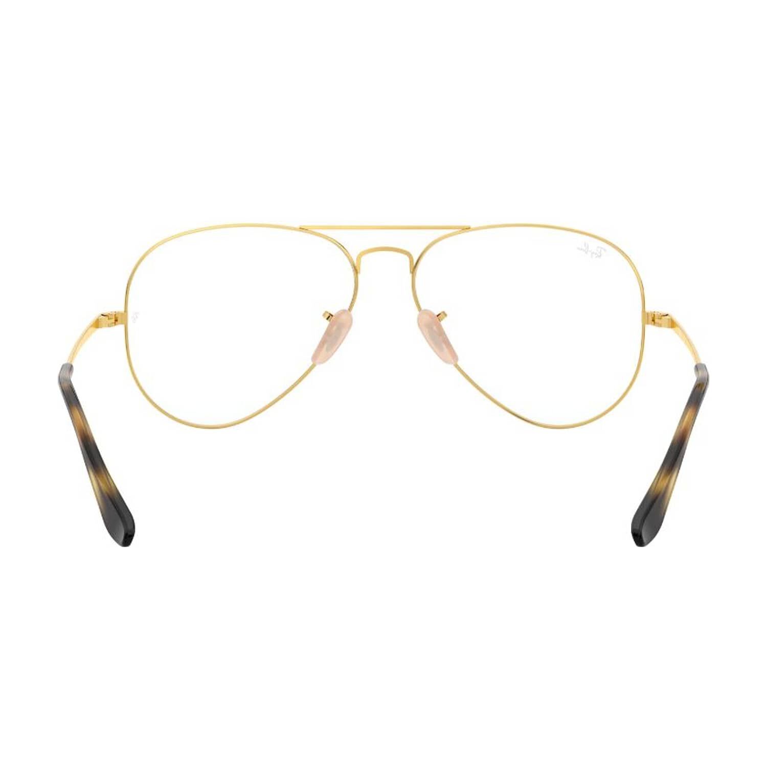 Lentes &Oacute;pticos Aviator Dorado Ray-ban Optical image number 6.0