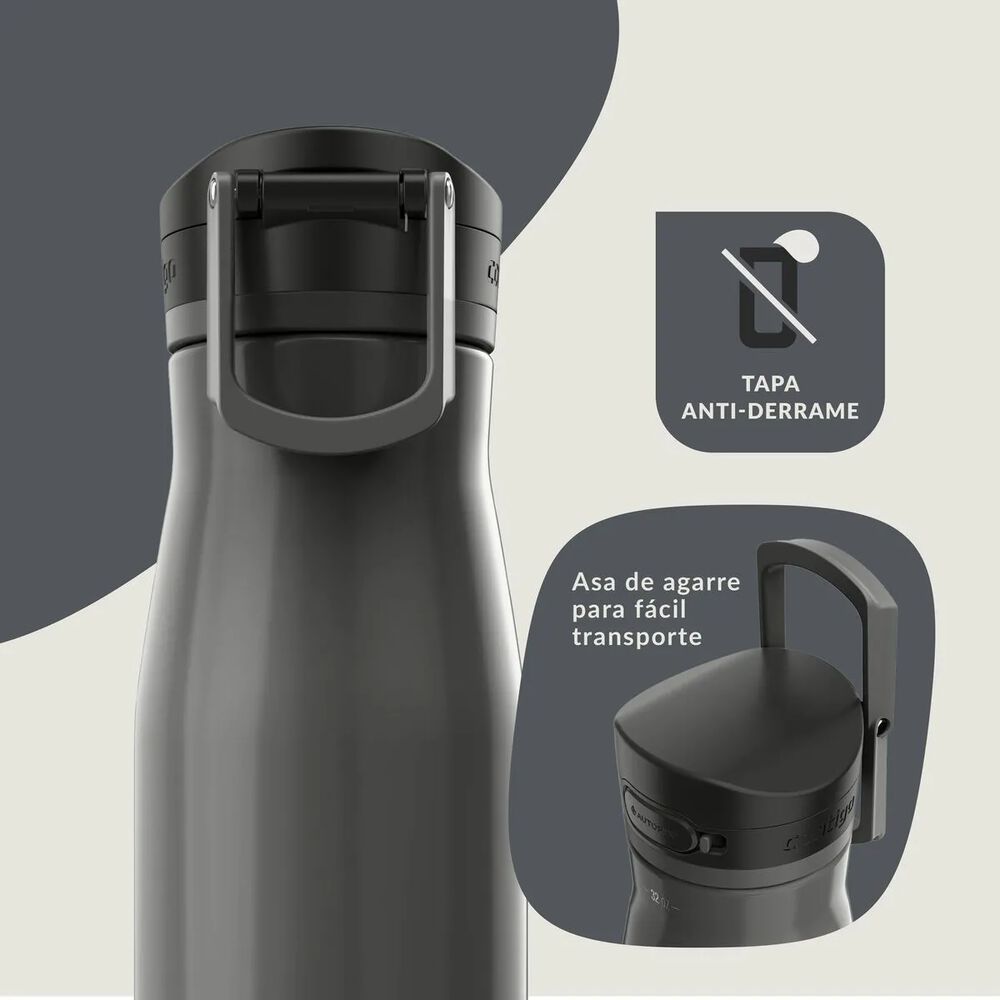 Contigo Jackson Chill 2.0 Autopop Botella De Agua Acero Inoxidable 946ml - Gris image number 4.0