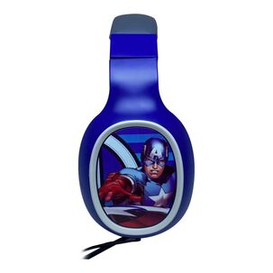 Audifonos Alambricos Overear Capitan America Infantil Avengers Teen