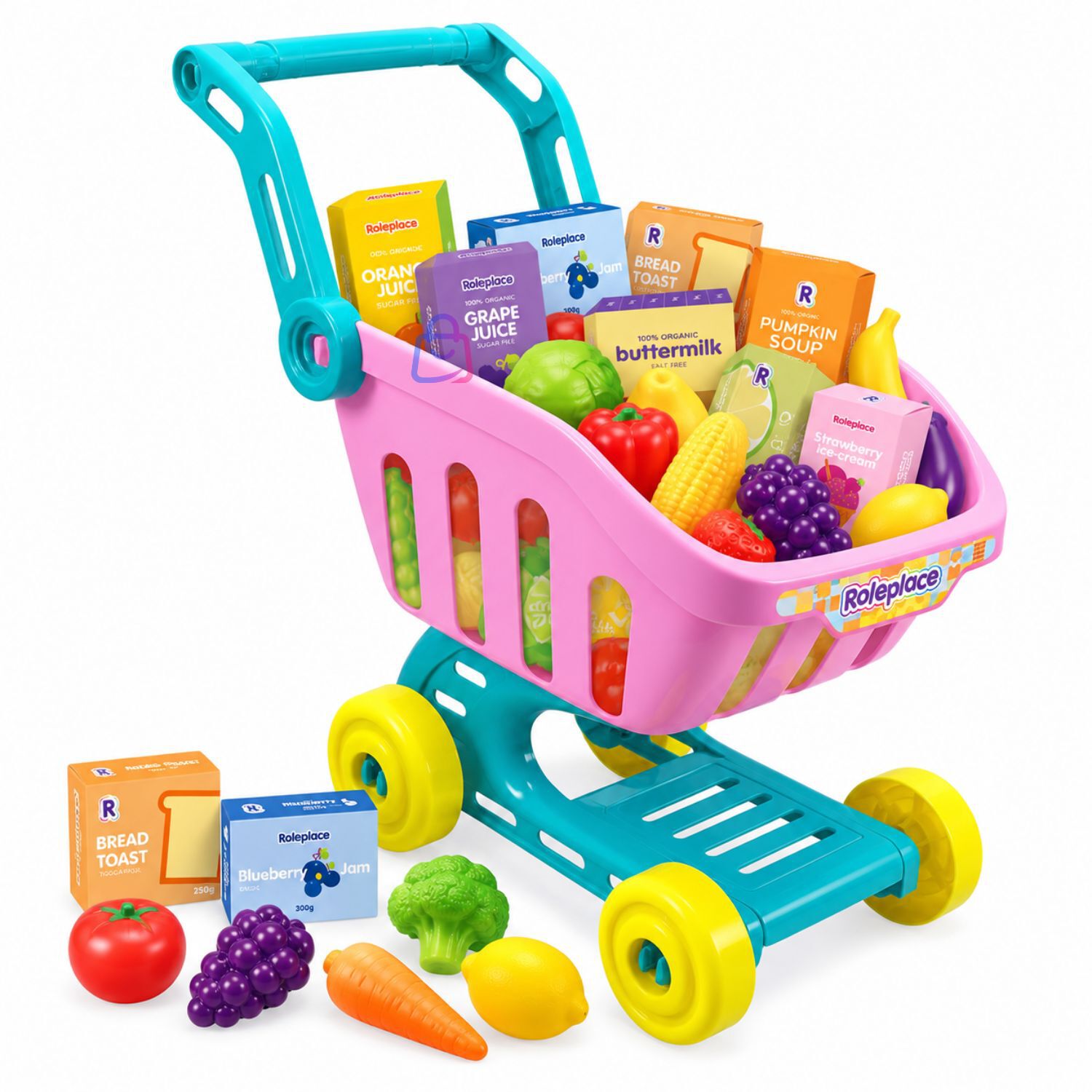 Carrito De Compras Infantil Supermercado 25 Accesorios - Ps image number 3.0