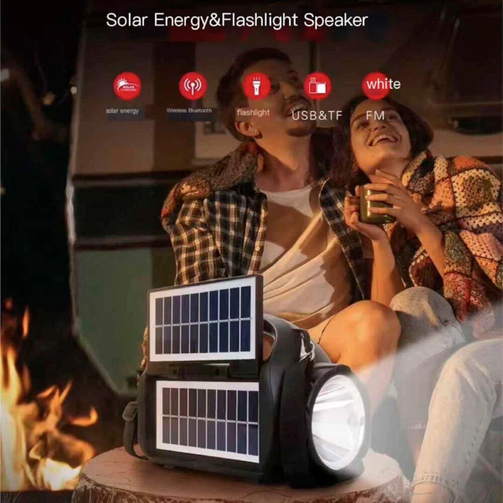 Radio Parlante Linterna Solar Bluetooth Kts-2202 image number 3.0