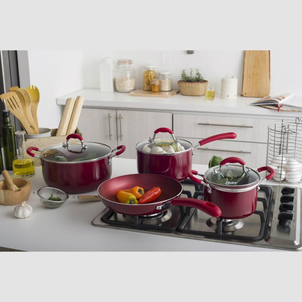 Bateria De Cocina Oster Colores / 7 Piezas image number 2.0