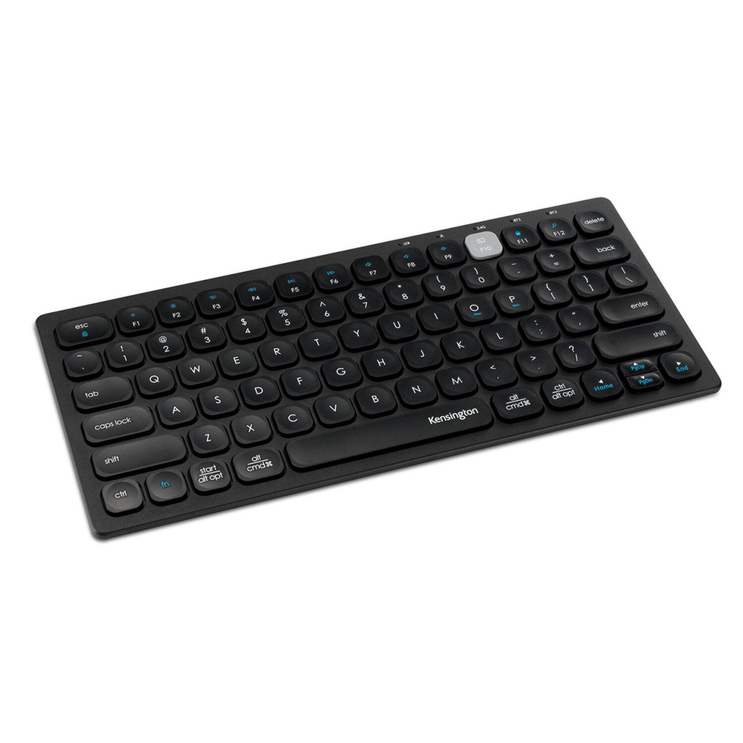Kensington Teclado Inal&aacute;mbrico Compacto 3 Conexiones Negro image number 0.0
