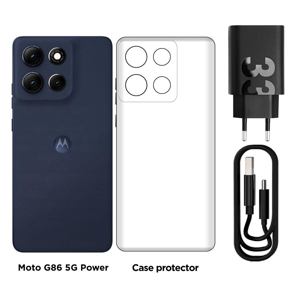 Smartphone Motorola Moto G86 Power / 5G / 256 GB / Azul / Liberado image number 4.0