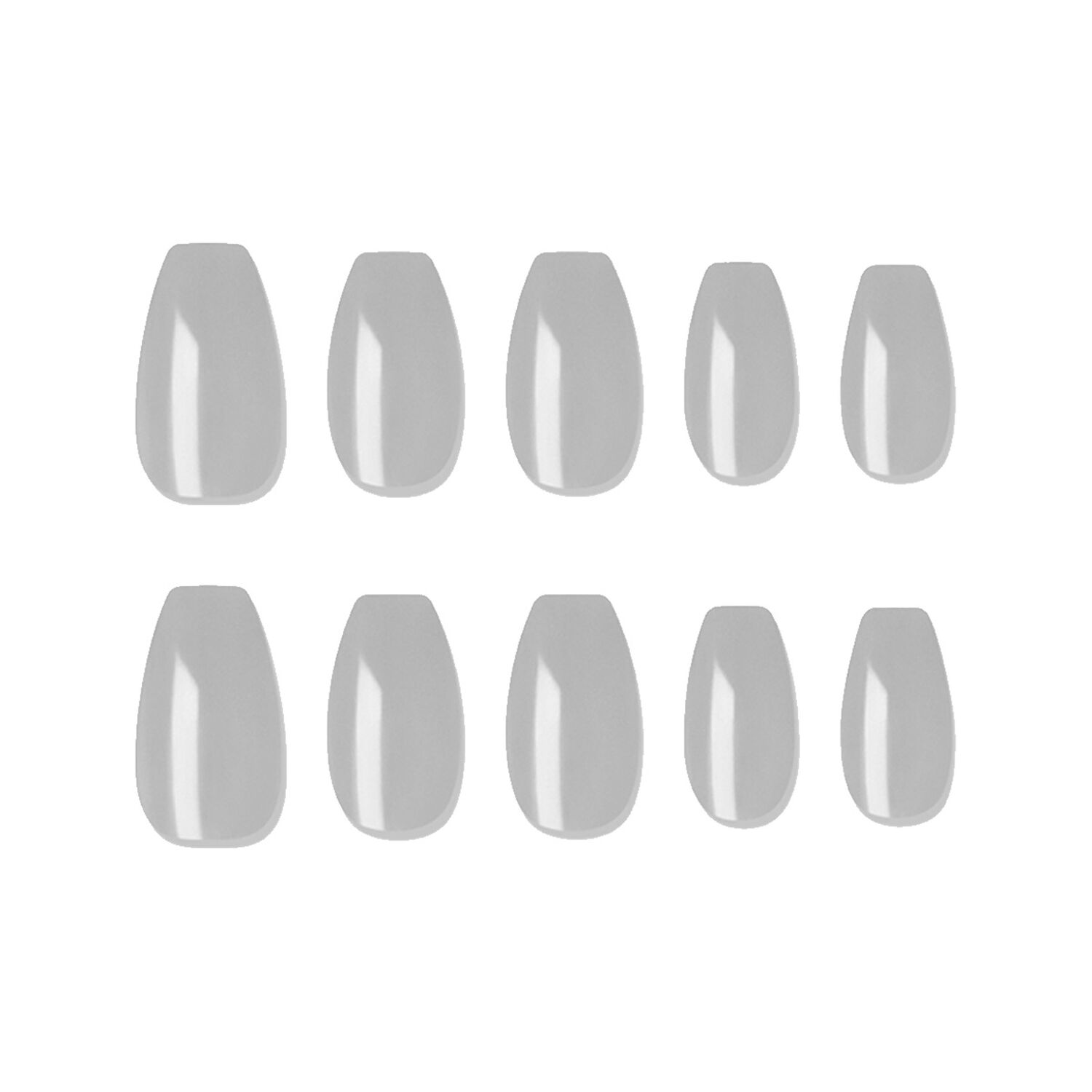 Muzmak - U&ntilde;as Press On Cool Gray Coffin 36 U. image number 1.0