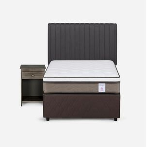 Cama Nido Rosen New Style 6 / 1.5 Plazas / Base Normal + Set De Maderas