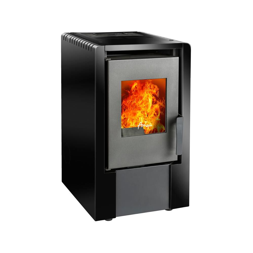 Estufa A Pellet Italy 6100 Negro Satinado image number 1.0
