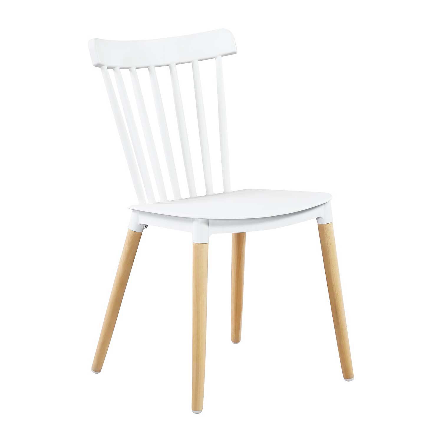 Juego De Comedor New York + 4 Sillas Windsor Blancas image number 4.0