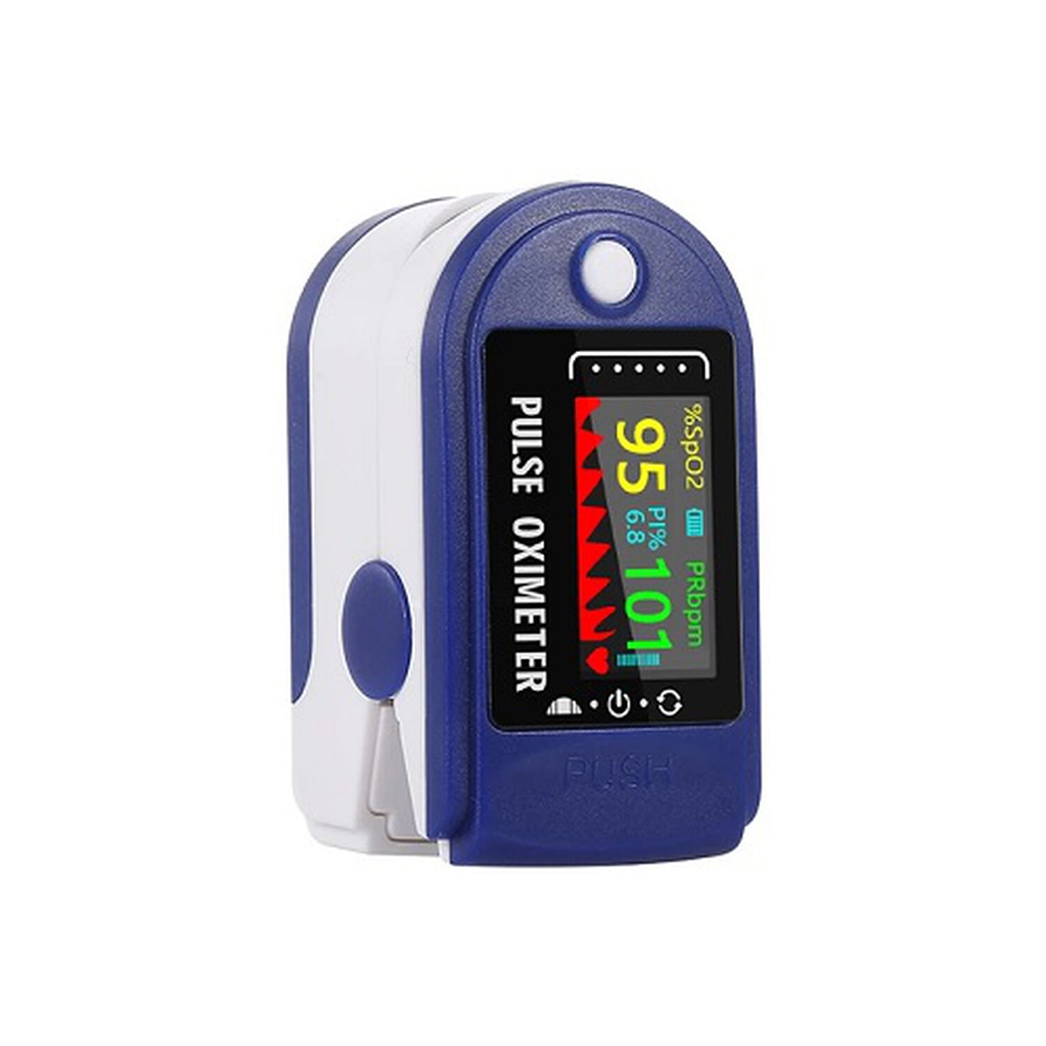 Saturometro Digital Oximetro Medico Pulsometros Originales image number 0.0