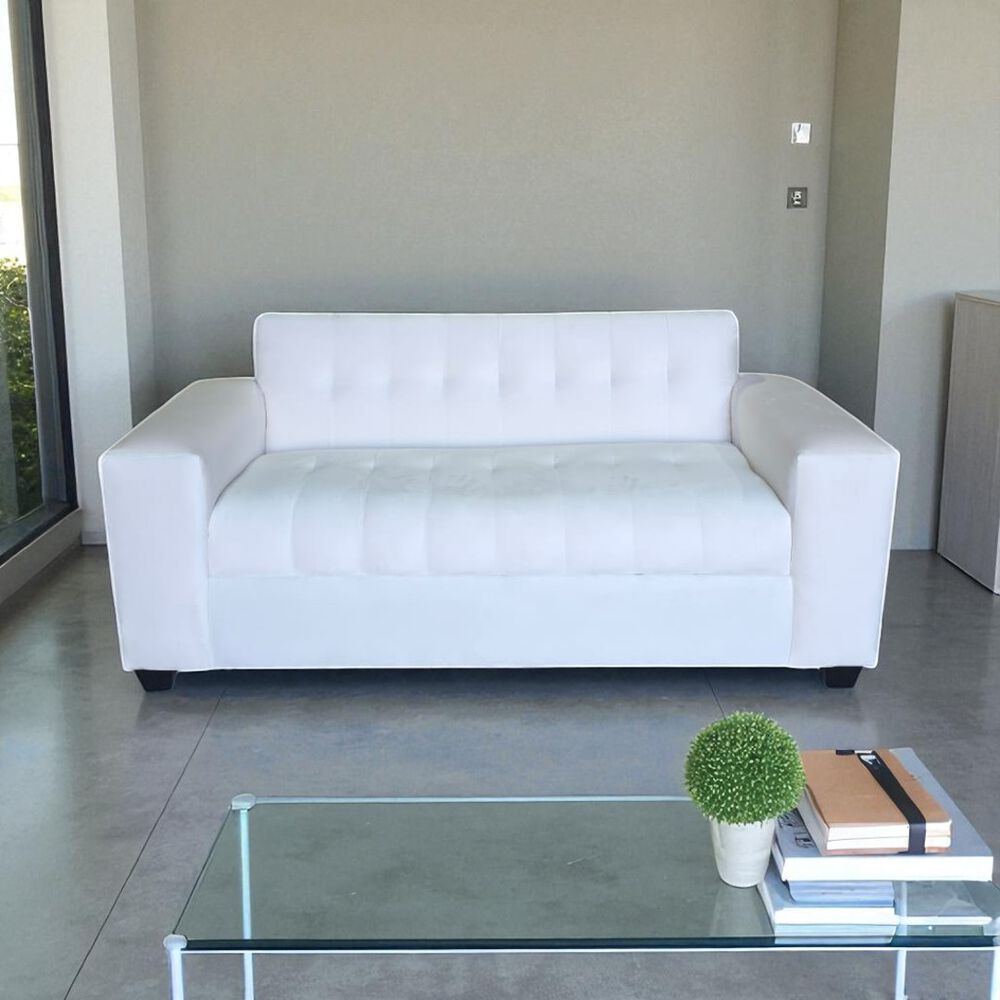 Sofa Dos Cuerpos Felpa Crudo image number 4.0