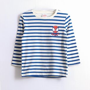Polera Ml Toddlero Rayas Marvel