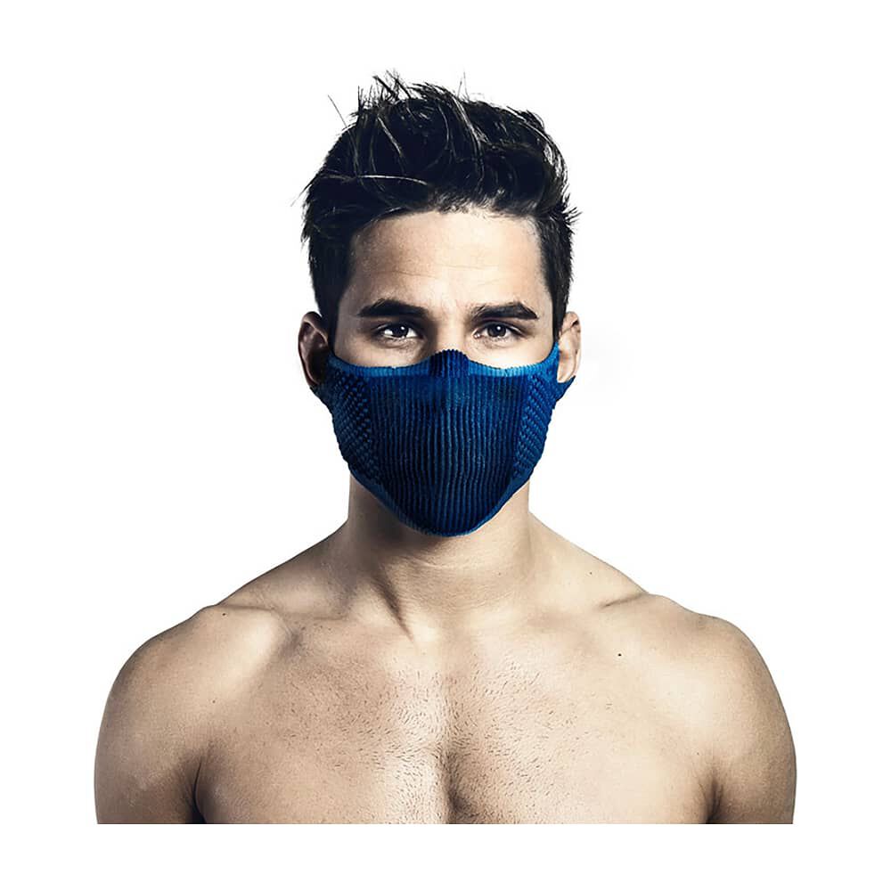 Mascara Filtrante Lavable Sin Cuello F5s E7 - Negro/azul image number 0.0